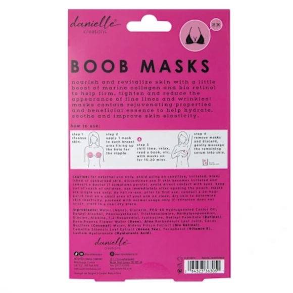 Pink Boob Masks - Picture 3 of 3